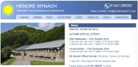 hendre mynach website